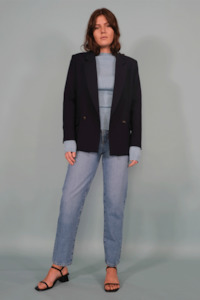 Womens Jackets Nz: Shjark Whitman Jacket - Navy