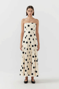 Bird & Knoll Marcello Dress - Black Dot