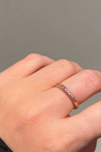 Alexandra Dodds Atlas Ring - Gold Pink Sapphires