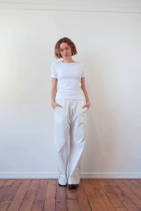 Ovna Ovich: Ovna Ovich Little Tee - Salt