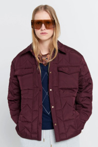 Karen Walker Crest Jacket - Merlot
