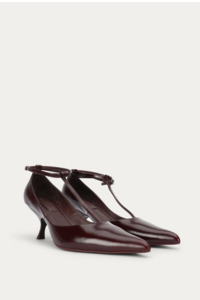 Deadly Ponies Epona Heel- Dark Cherry Gloss