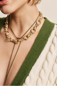 Accessories: Alemais Django Rope Chain & Horse Necklace