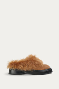 Deadly Ponies Apollo Mule - Gingerbread Suede