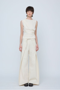 Wynn Hamlyn: Wynn Hamlyn Utility Wrap Trousers - Ivory
