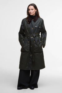 Barbour Milda Wax Jacket - Fern/Sage/Ancient Tartan