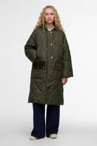 Barbour Braidley Quilted Jacket - Olive/Ancient Tartan