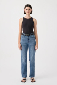 Outland Denim Zoe High Straight Jean - Twilight