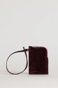 Yu Mei Greta Pouch - Fire Suede