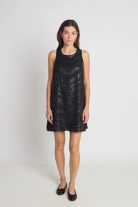 Twenty Seven Names Capulet Dress - Black Chevron