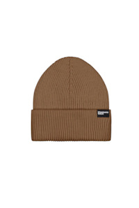 Standard Issue Clothing: Standard Issue Merino Rib Beanie - Walnut