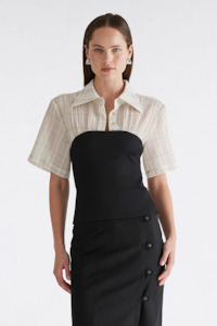 Anna Quan Wren Top - Tartan Check