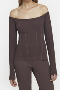 Viktoria & Woods Cisco Top - Coffee Marle
