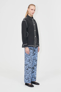Stine Goya Elasticated Straight Pants - Night/Day Ditzy Floral