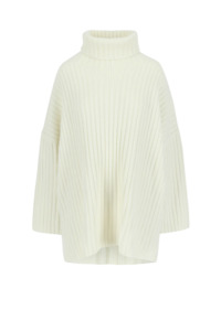 Latest Arrivals: Mr Mittens Ribbed High Neck - Mozzarella