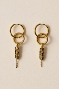 Latest Arrivals: Sessun Toti Bo Earrings - Golden