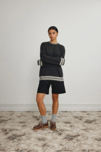 Standard Issue Cashmere Oversized Sweater - Carbon