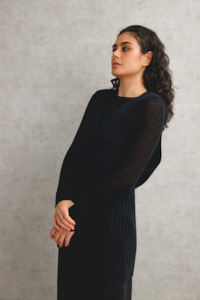 Standard Issue Clothing: Standard Issue Possum Rib Vest - Black