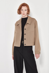 Shjark: Shjark The Palermo Jacket - Tan