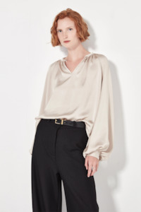 Shjark: Shjark The Rothko Blouse - Champagne