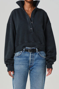 Citizens Of Humanity Mirelle Funnel Neck - Charcoal