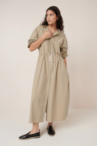 Kowtow Array Dress - Double Pinstripe