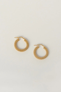 Charlotte Penman Luna Hoops - Gold
