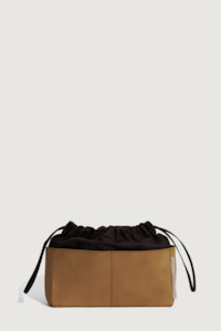 Yu Mei: Yu Mei Small Organiser - Dijion/Coffee Bean Nylon