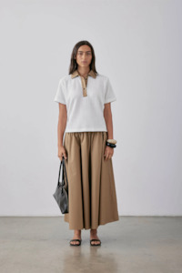 Gregory Alma Top - Parchment/Biscuit