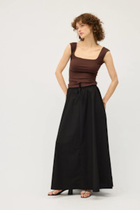 Dominique Healy Naia Tank - Chocolate