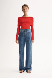 Elka Collective Cobalt Knit Top - Red