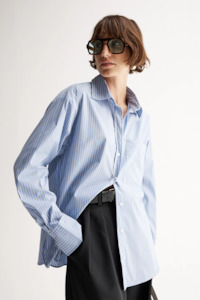 Elka Collective: Elka Collective Darcy Shirt - Blue Stripe