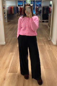 Designer American Vintage: American Vintage Vitow Cardigan - Pink Melange