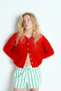 American Vintage Vitow Cardigan - Strawberry