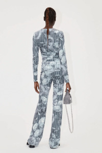 Stine Goya: Stine Goya Andy Pant - Metalized Peonies