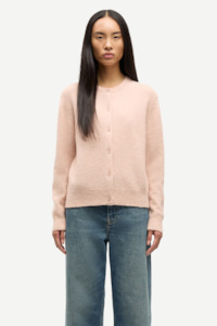 Samsoe Samsoe: Samsoe Samsoe Nor Short Cardigan - Cameo Rose