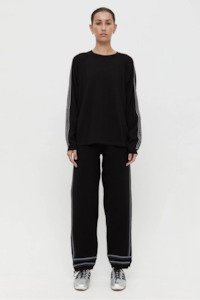 Nagnata Organic Motley Track Pant - Black