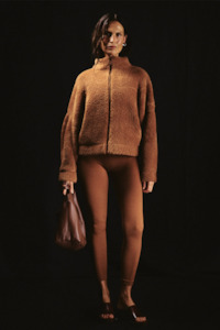 Nagnata Classic Wool Rib Legging - Spice