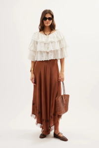 Rixo Caserta Top - Ivory