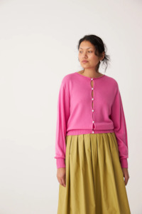 Francie The Anni Cardigan - Rose Pink