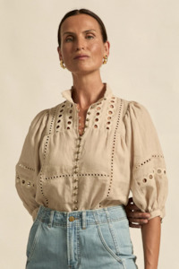 Zoe Kratzmann Cabaret Top - Cashew