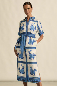 Zoe Kratzmann Roam Dress - Azure Collage