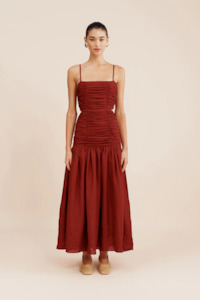 Posse: Posse Aurelia Dress - Merlot