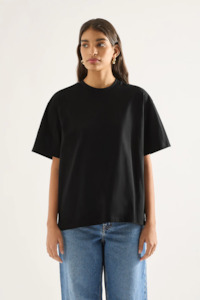 Outland Denim The Good Oversized Tee - Black