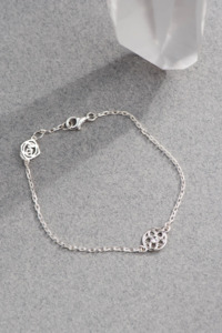 Bracelet: Zoe & Morgan Manuka Bracelet - 925 Sterling Silver with White Zircon