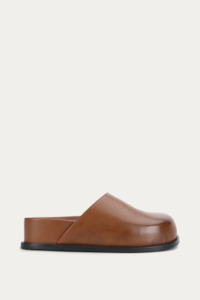 Flat Shoes: Deadly Ponies Alastor Slide - Driftwood Burnish