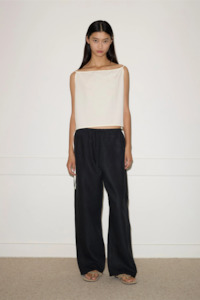 Deji Studios: Deiji Studios Simple Top - Butter White