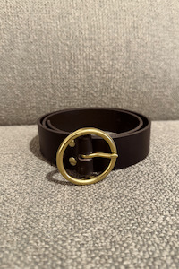 Rogues & Royals Markham Belt - Brown/Brass