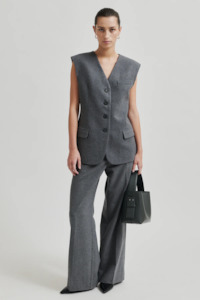 Second Female: Second Female Daze Trousers - Grey Melange