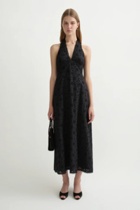 Posse Salma Halter Dress - Black